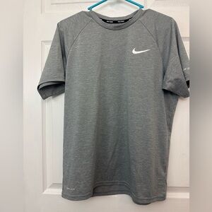Nike Men's Heather Gray Dri-FIT Tee